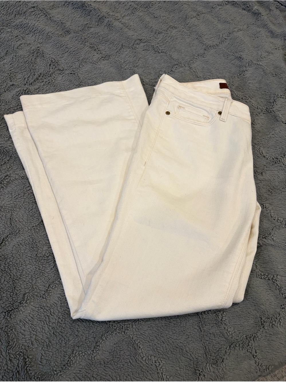 The Limited Women’s Cream Colored Flare Jeans